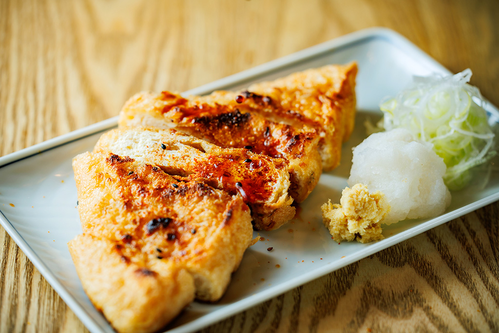 定義山三角油揚げ