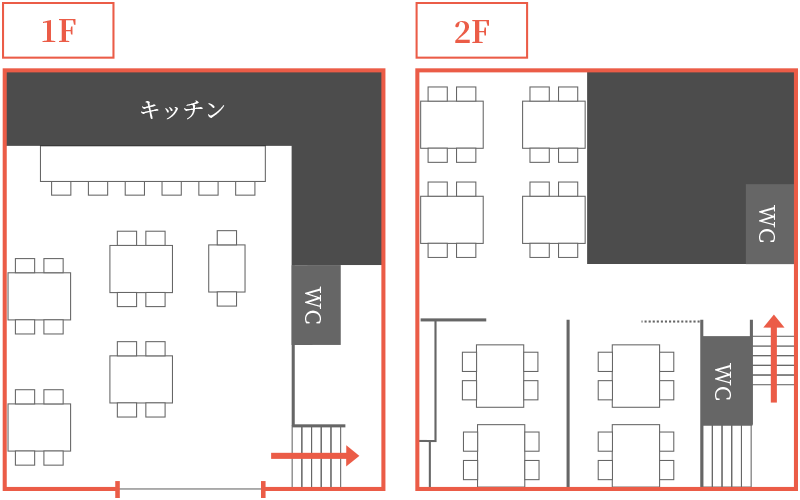 九献とうや 店内見取り図