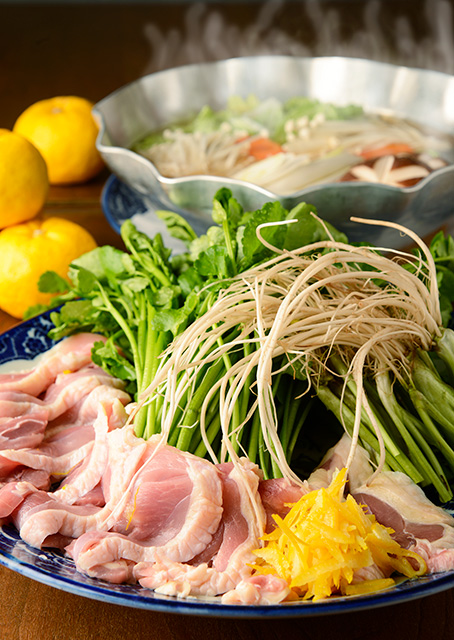 せり農家直送仙台セリを使いましたゆずせり鍋